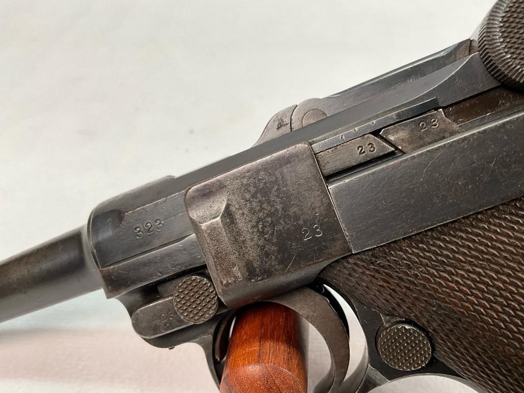 German DWM Luger 1913 9MM Caliber Pistol