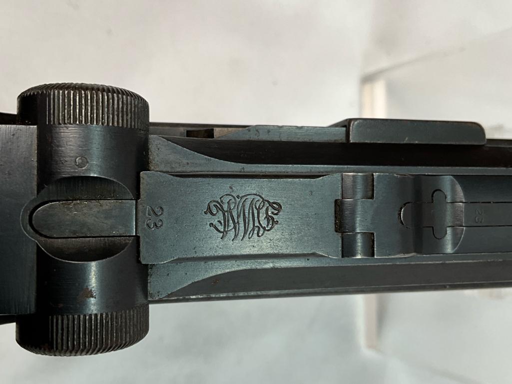 German DWM Luger 1913 9MM Caliber Pistol