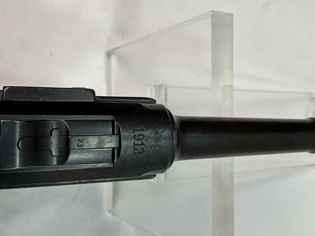 German DWM Luger 1913 9MM Caliber Pistol