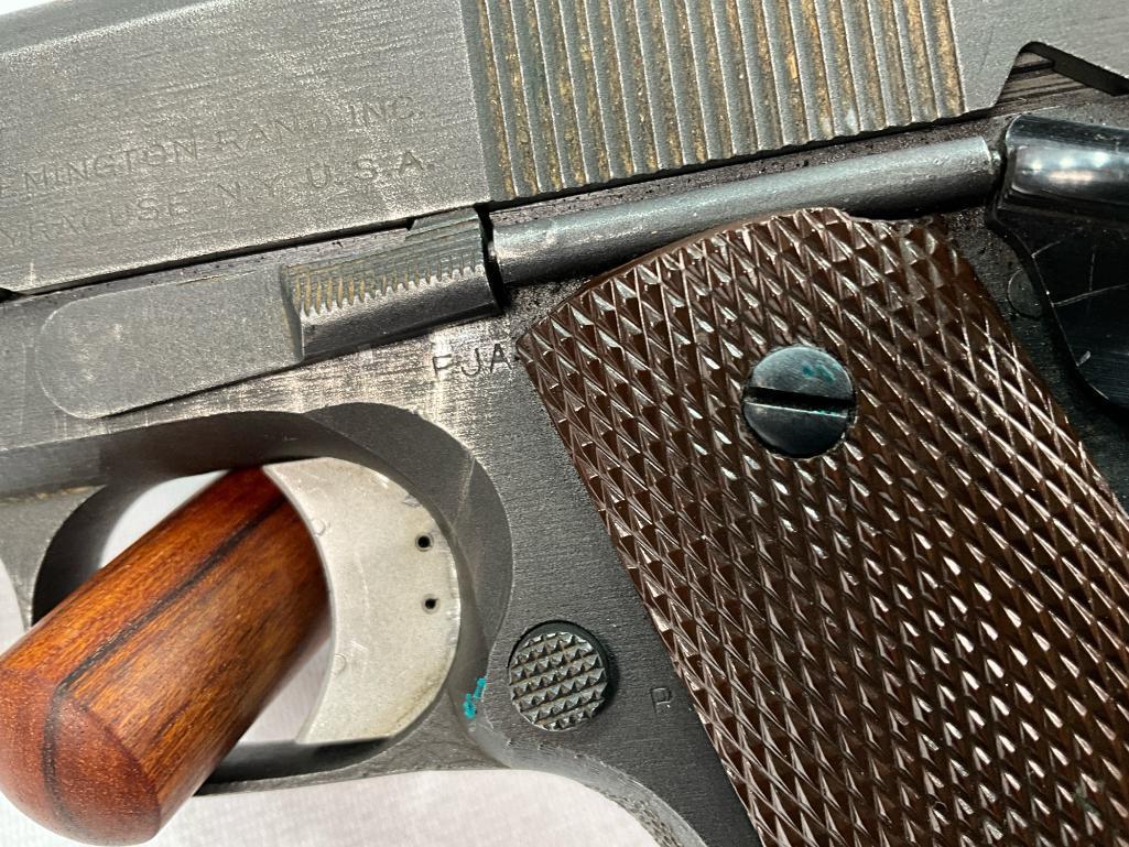 WWII Remington Rand M 1911 U. S. Army 45 ACP caliber Pistol