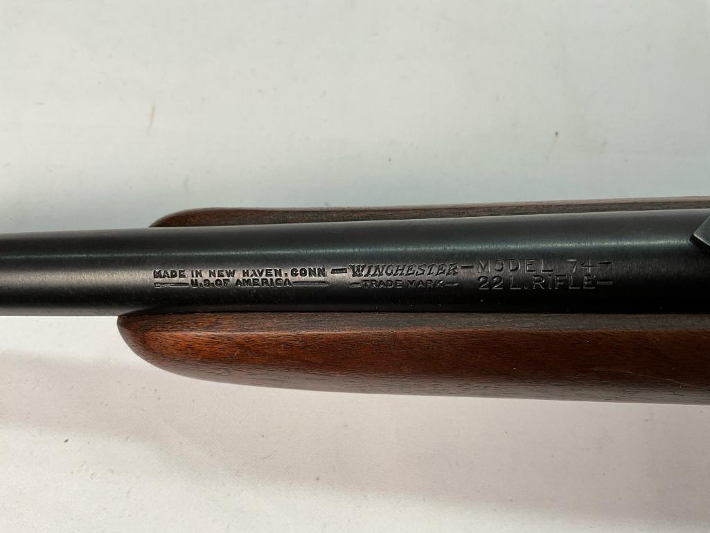 Winchester Model 74, .22L Caliber Rifle