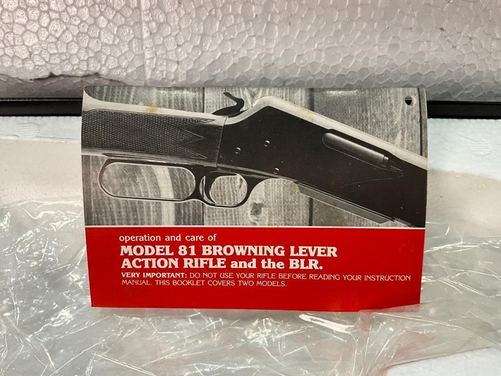 Browning Model 81 BLR, .308 Caliber Rifle