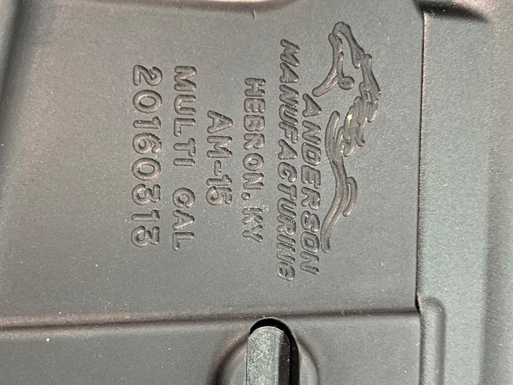 Anderson Manufacturing AM-15, Multi Caliber .223 or 5.56MM Caliber pistol