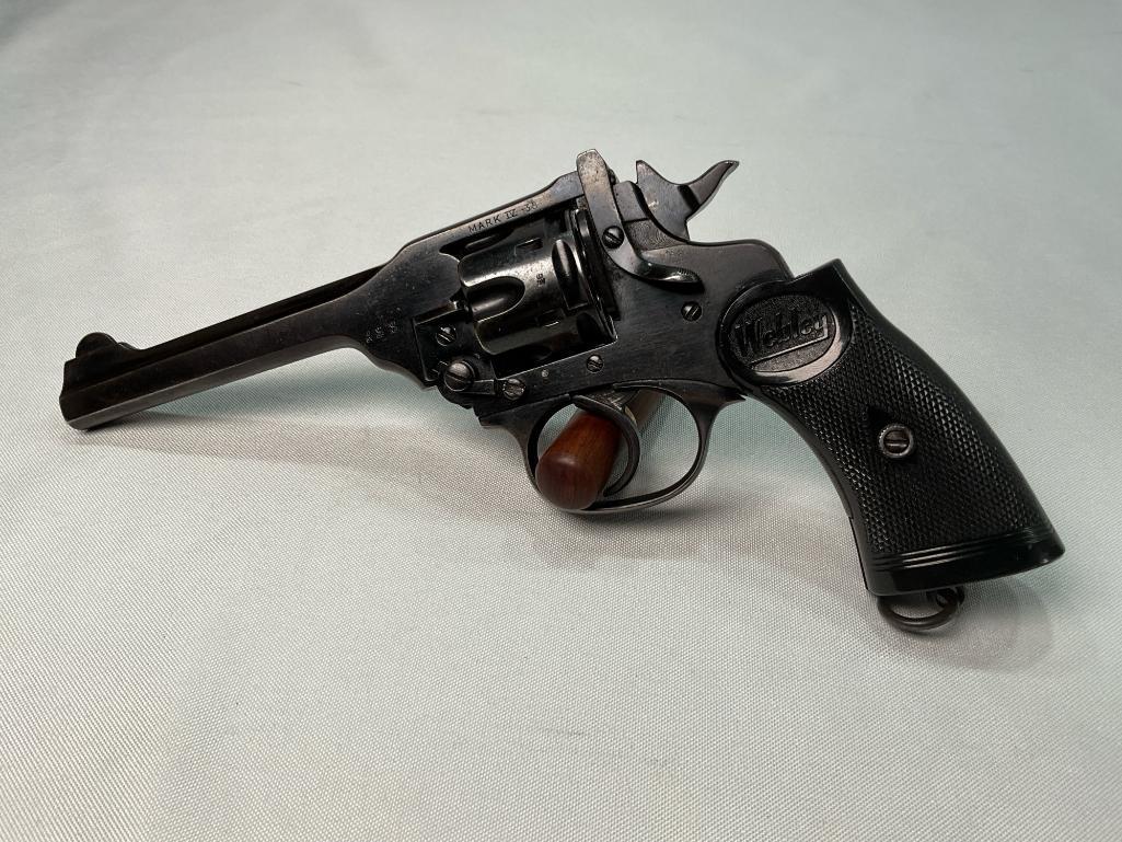 Webley and Scott LTD, Mark IV, .38 Caliber Top Break Revolver