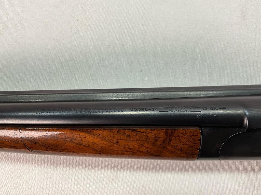 Winchester Model 24 12 Gauge Double Barrel Shotgun