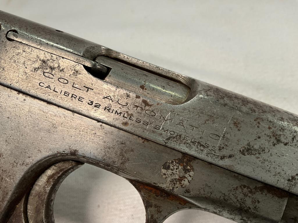 Colt Automatic, 32 Caliber Pistol