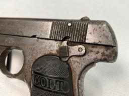 Colt Automatic, 32 Caliber Pistol