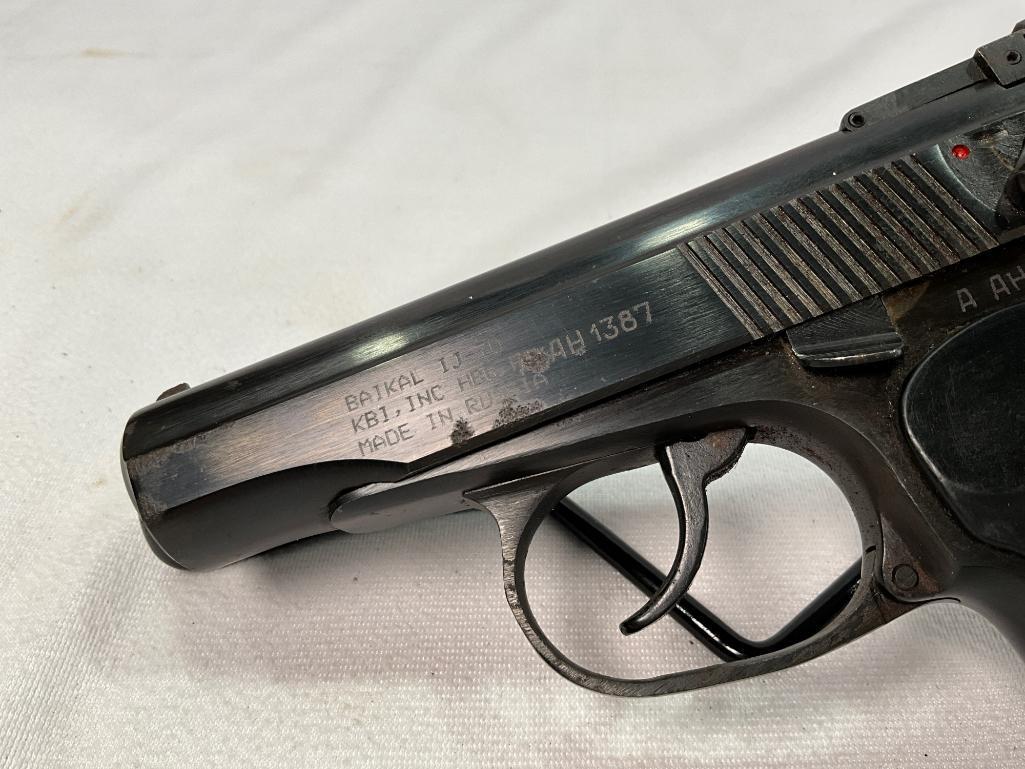 Bailable IJ-70, 9mm Makarov Caliber Pistol