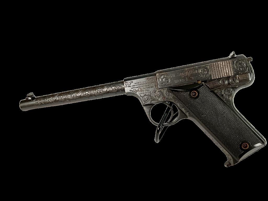Boxed Hi-Standard Model B, 22 Caliber Pistol