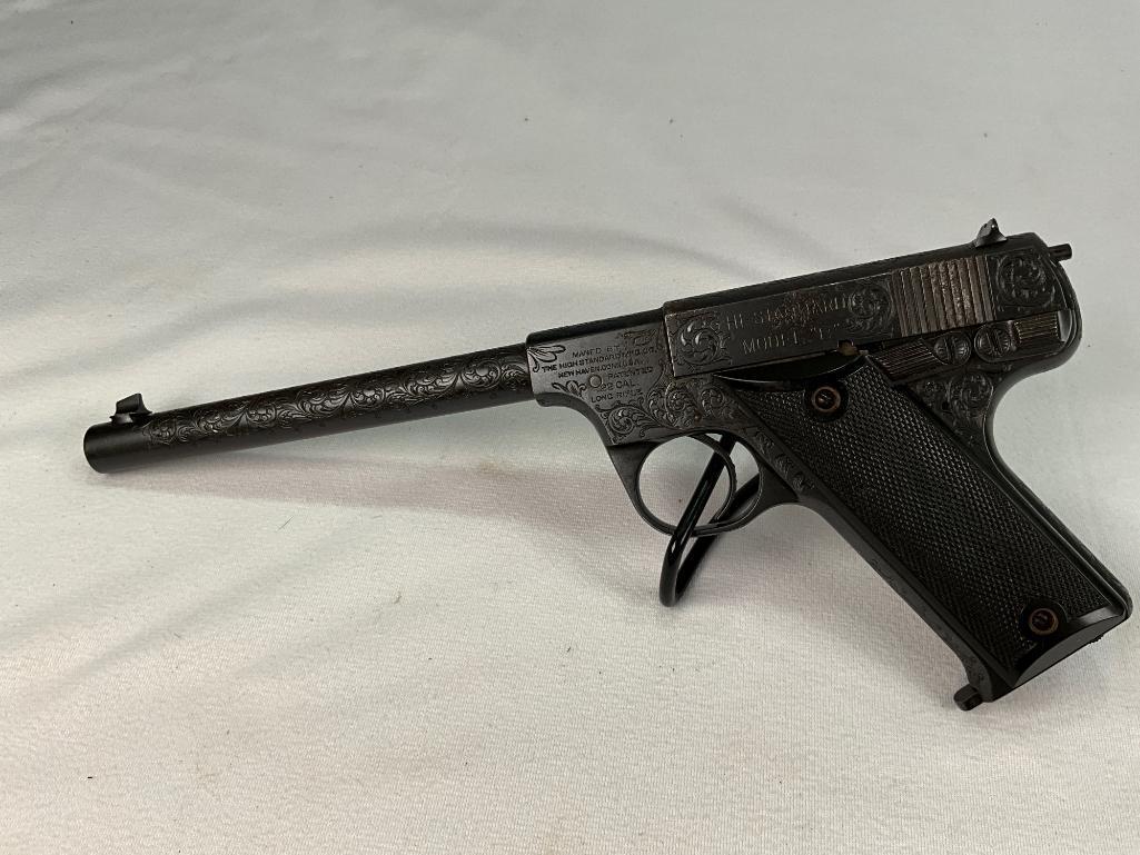 Boxed Hi-Standard Model B, 22 Caliber Pistol