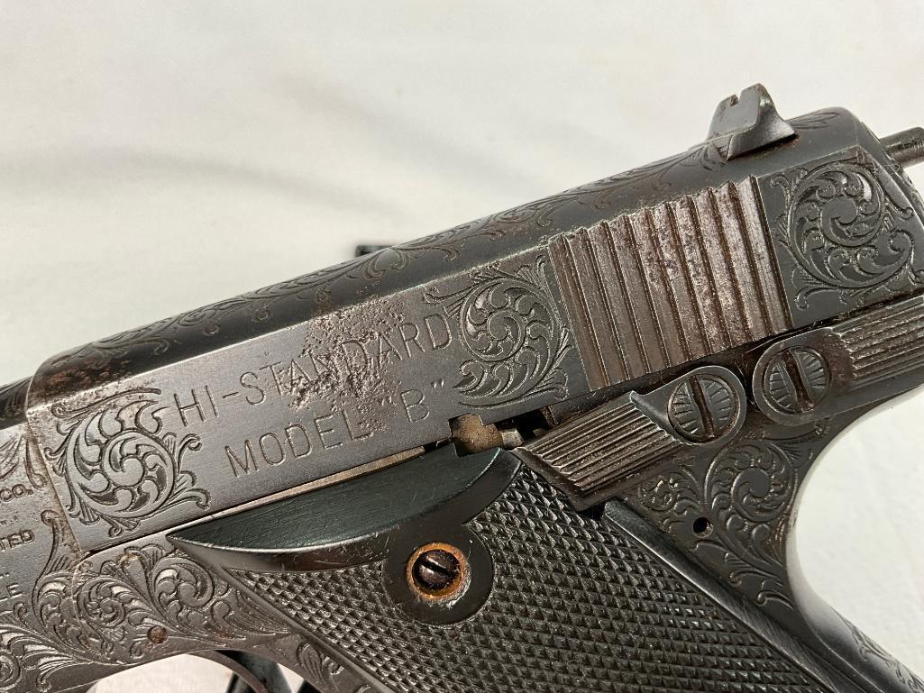Boxed Hi-Standard Model B, 22 Caliber Pistol