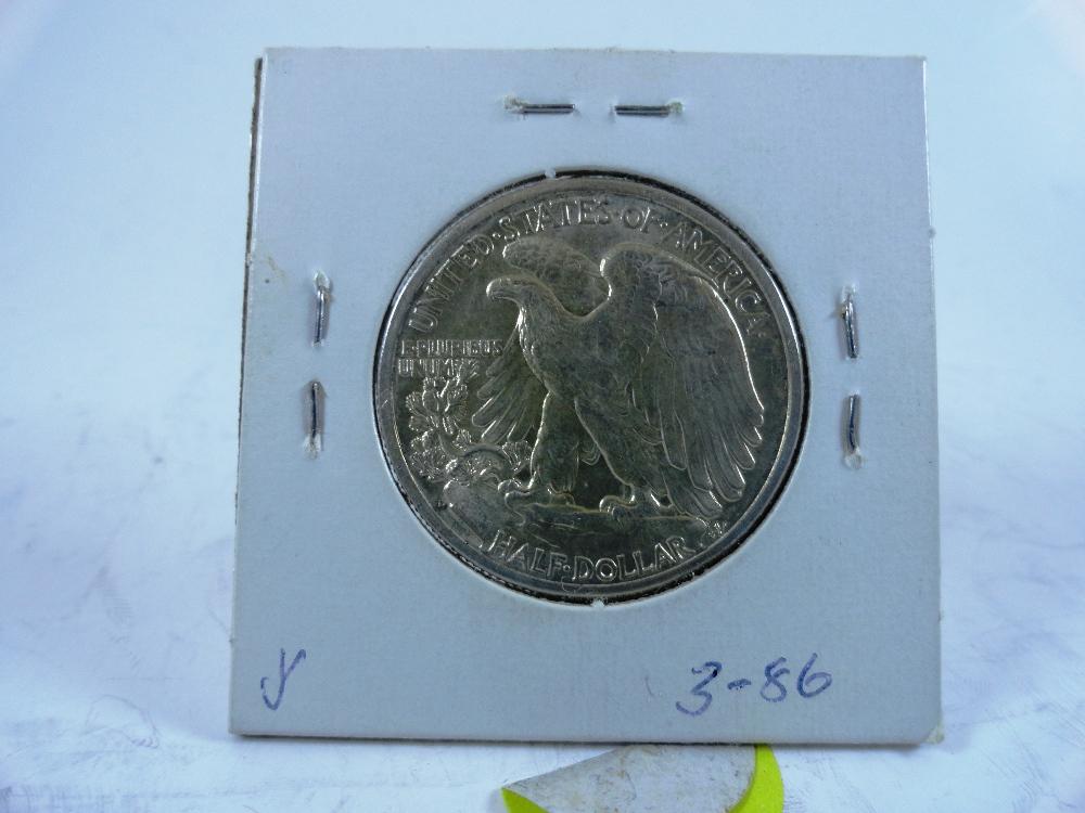 1942-D Walking Liberty Half-Dollar, AU55