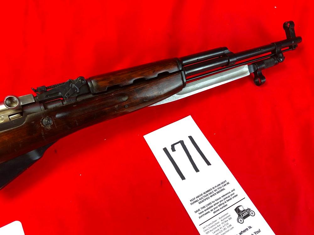 Russian SKS 7.62x39 Semi Auto, Round Bayonet w/Sling, SN:CB888