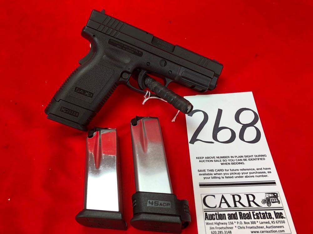 Springfield Armory XD 45 ACP, (2) Extra Mags, SN:XD609330 (HG)
