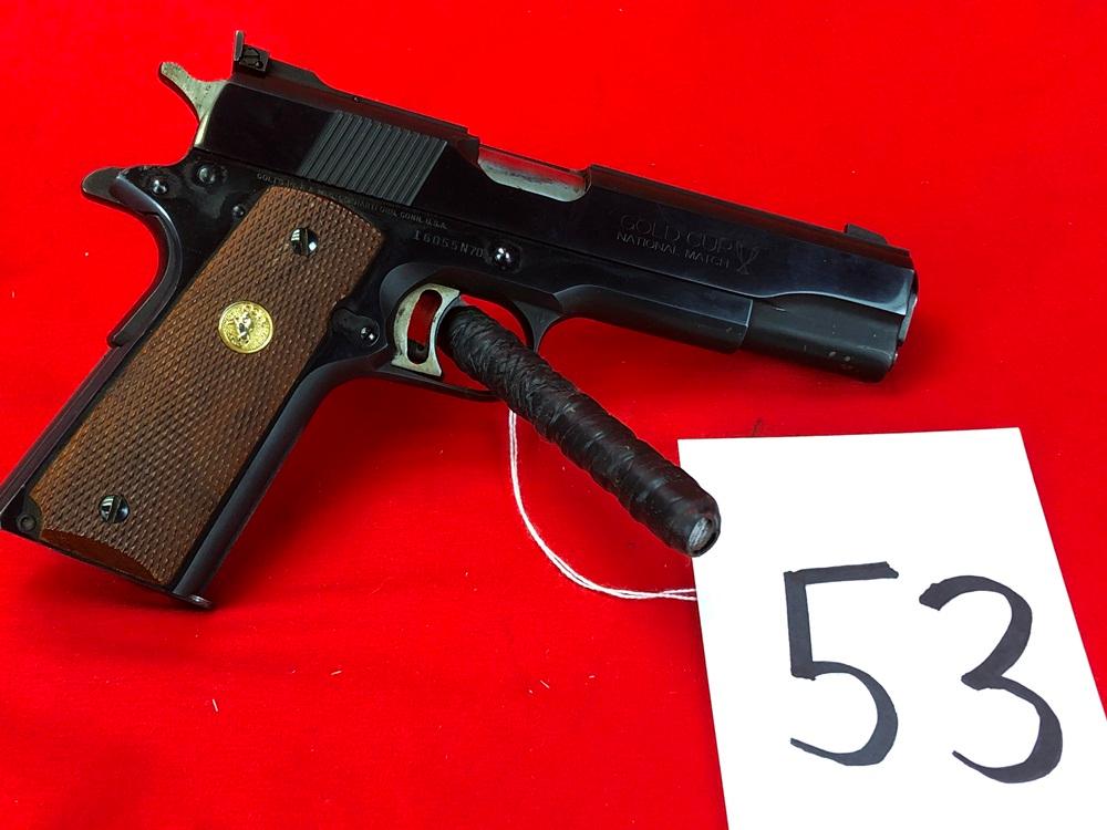 Colt Goldcup Nat'l Match, 45ACP, SN:16055N70 (HG)