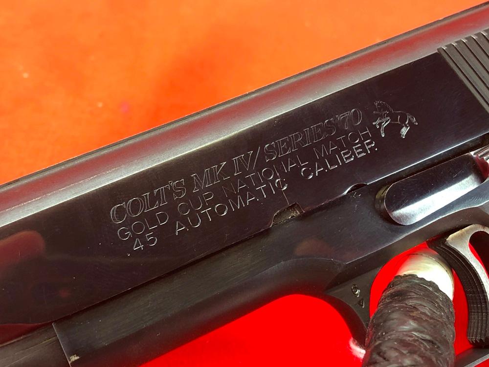Colt Goldcup Nat'l Match, 45ACP, SN:16055N70 (HG)
