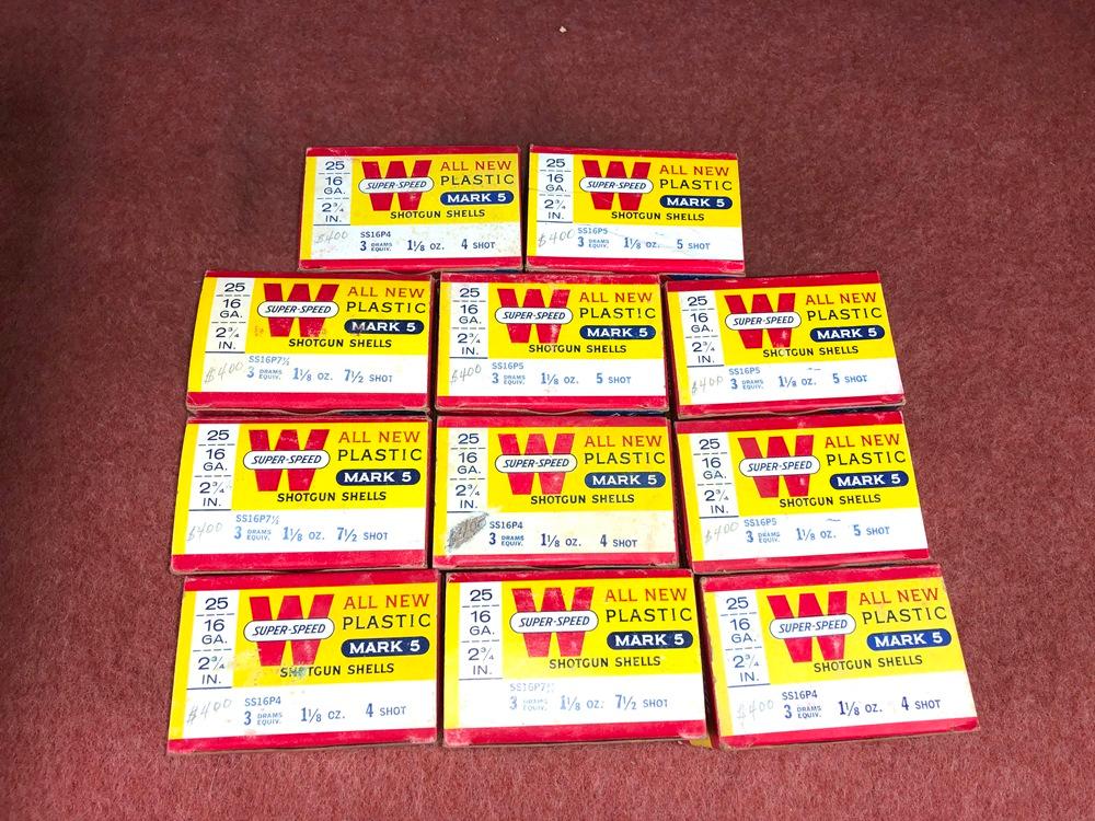 (11) Boxes Western Mark 5, 16 Ga., 2 3/4 (x11)