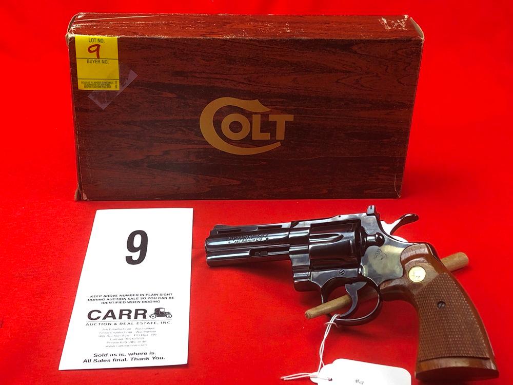 Colt Python, .357 Mag., 4" Bbl., w/Box, SN:V79209 (HG)