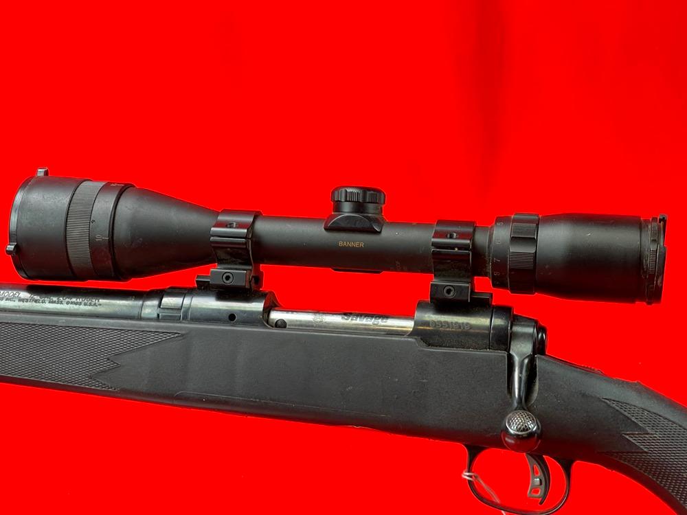 Savage 12, 204 Ruger, Left Hand w/Bipod 4x-12x40 Bushnell Banner Scope, SN:G551818