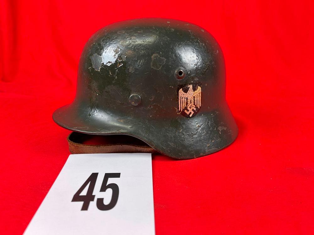 M35 German Combat Helmet w/Liner, 3531 ET64