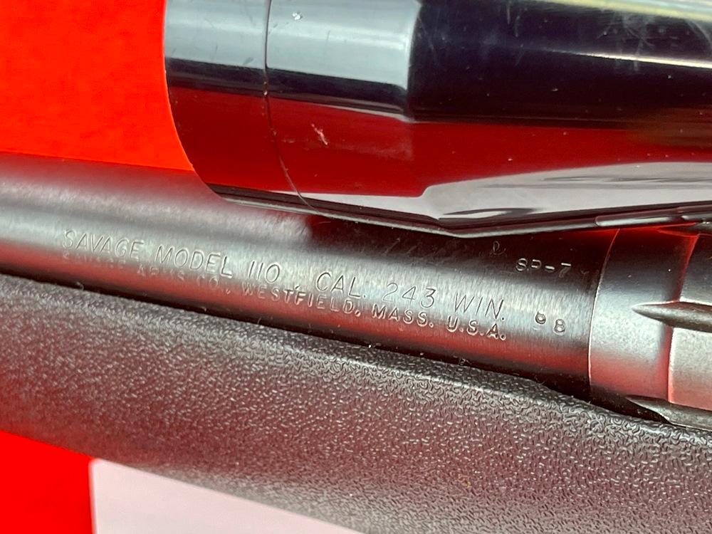 Savage 110, .243, Bushnell Sport View 3x9 Scope, SN:F18394D