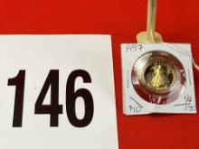 1997 1/4 oz. $10 Gold Eagle Coin (EX)