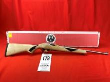 Ruger 10-22, 22 LR, S.S. w/Blonde Stock, As-New w/Box, SN:R75-58014