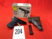 Makarov Russian, 9mm Markarov, w/Extra Mag & Orig. Grips, w/Holster & Box SN:PCT624 (HG)