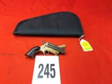 Sharps & Co Model 2, .30 Rimfire, 4 Bbl Pepperbox Pistol Patent 1859, Bronze, Wood Grips, SN:5187 (E