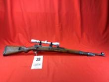 Mauser Mod 98, 7.62, w/Sightron SI 3-9x40 ST Scope, SN:7665