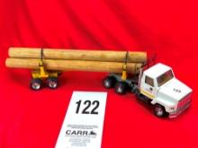 John Deere Semi w/Poles