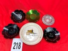 (6) John Deere Ash Trays