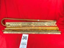 (10) Bundles John Deere Yardstick & Cane