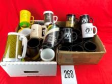 2 Boxes John Deere Mugs