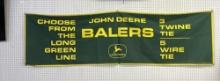 10” x 3” John Deere Baler Canvas Sign
