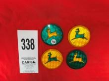 (4) John Deere Reflectors