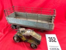 Marx Tank & Trailer