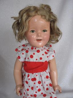 Composition 1934 Ideal Shirley Temple 16" (41cm). Unmarked early version, o