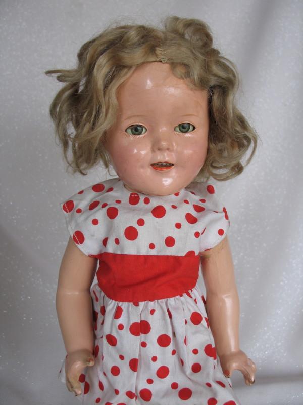 Composition 1934 Ideal Shirley Temple 16" (41cm). Unmarked early version, o