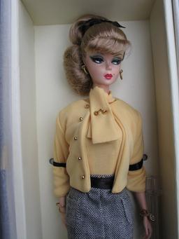 Two NRFB Mattel Gold Label Silkstone Barbie "The Nurse" & 'The Secretary'.
