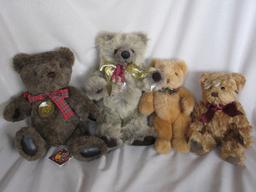 Fourteen mixed Bears:- includes Kenner 1984 Ewok's, Gund, Golden, Panda's,