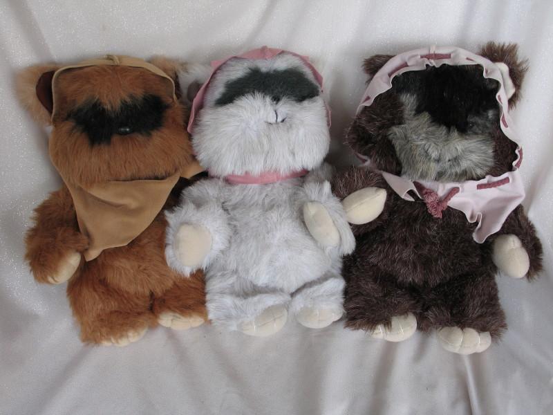 Fourteen mixed Bears:- includes Kenner 1984 Ewok's, Gund, Golden, Panda's,