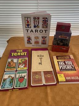 TAROT BOOKS AND CARDS