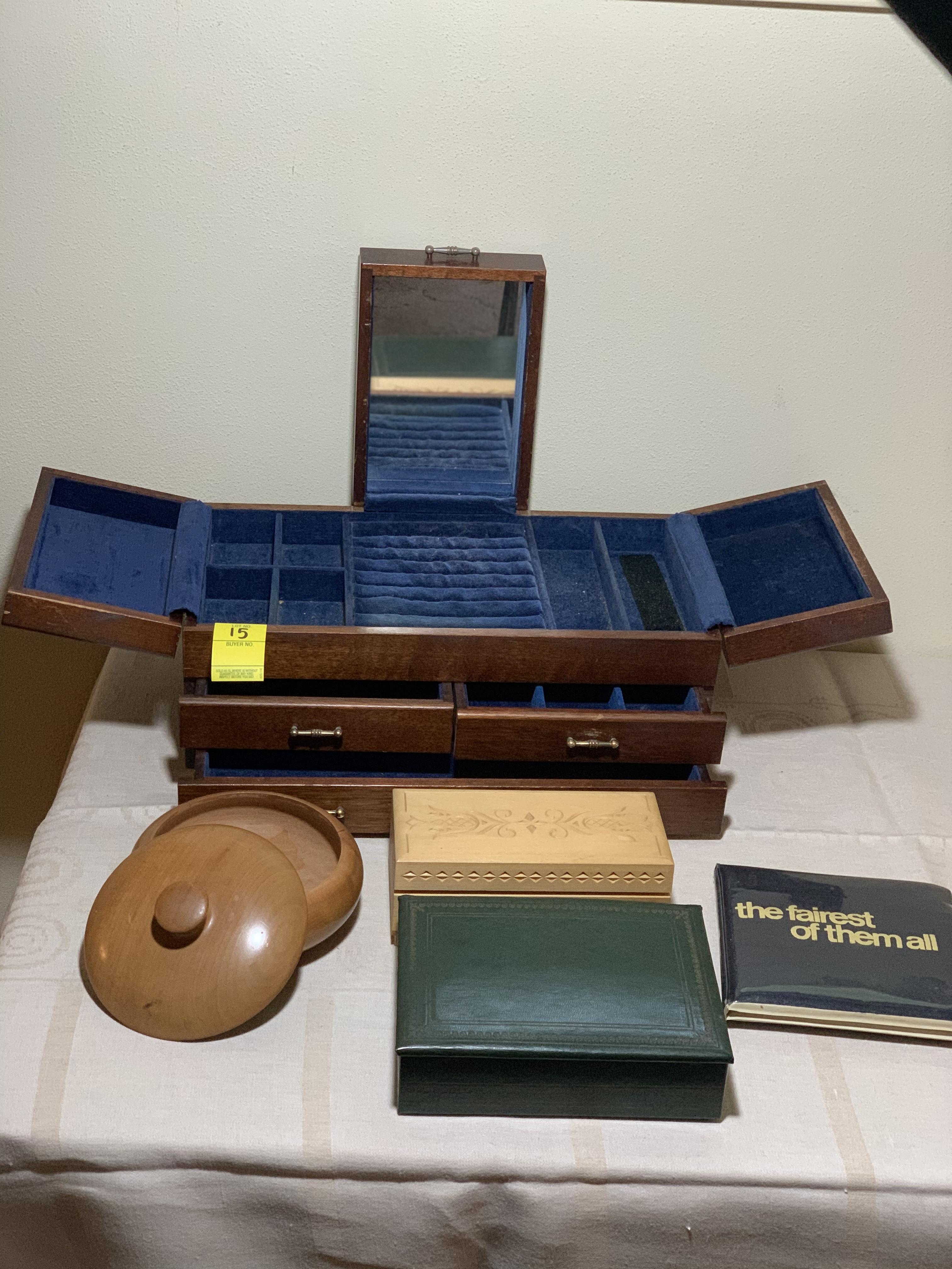 JEWELRY BOXES AND WALLETS