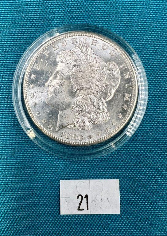 1880 SF Proof Like Morgan Dollar.