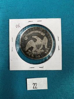 1831 U.S. Bust Half Dollar.