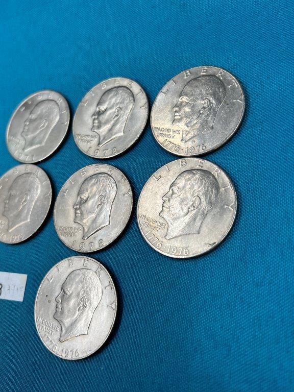 7 EISENHOWER DOLLAR