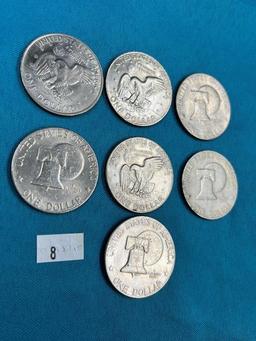 7 EISENHOWER DOLLAR