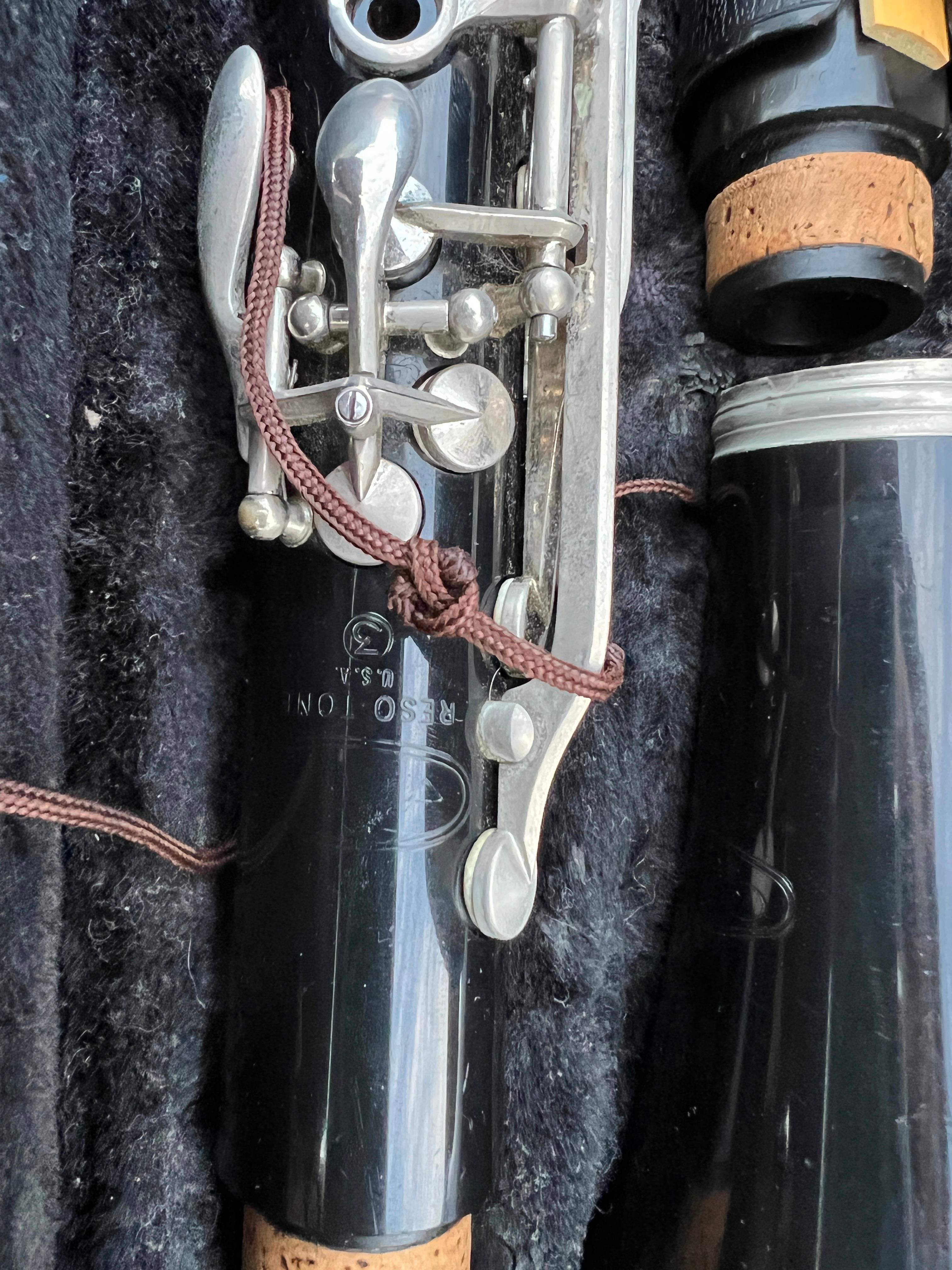 TWO VINTAGE CLARINETS