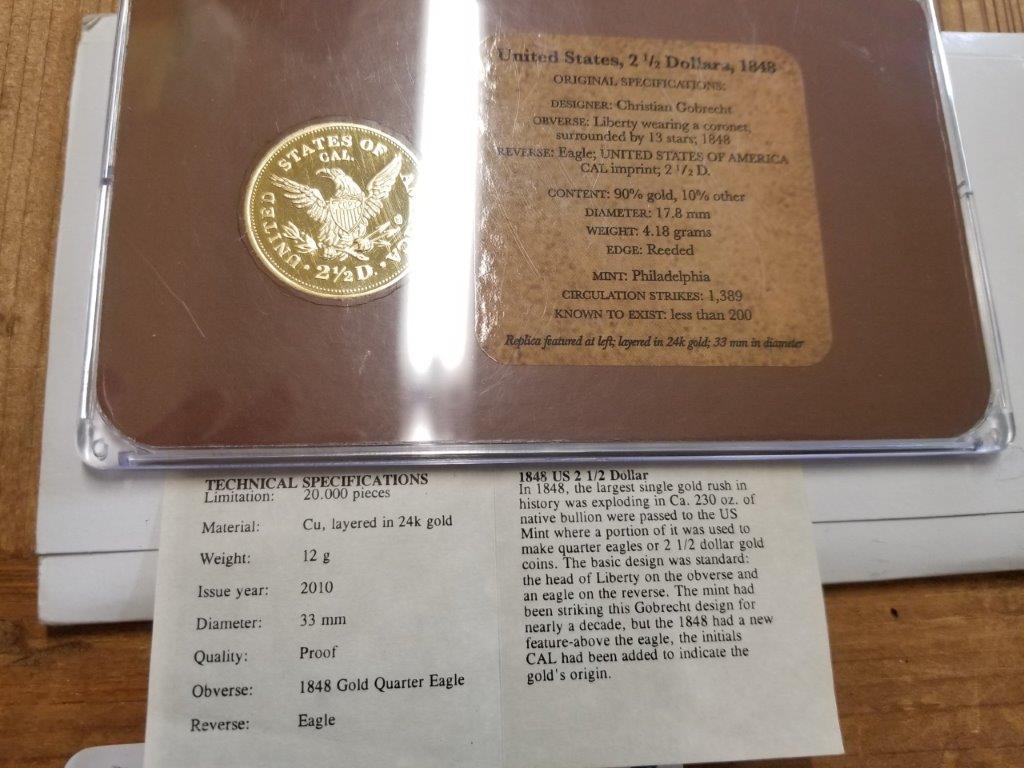 3 AMERICAN MINT COMMEMORATIVES